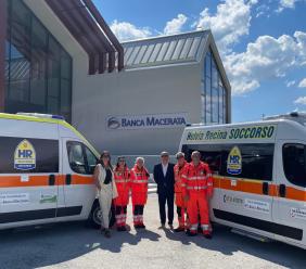 Banca Macerata al fianco di Helvia Recina Soccorso