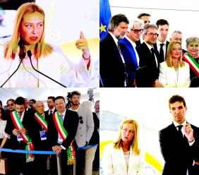 Pedemontana Sud, Meloni dà il via ai lavori: “Marche cuore del made in Italy. Zes per tutta la Regione” (FOTO e VIDEO)