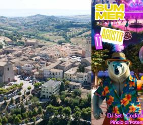 Potenza Picena, il Pincio si trasforma in una discoteca con il Summer Dj Night-Bubble Party