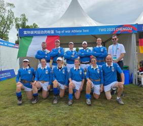 Tiro alla fune: l’Italia sfiora il podio ai World Games 2025 con un eccellente quarto posto