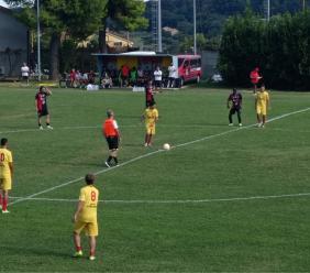 Allenamento congiunto tra Potenza Picena e Aurora Treia allo Scarfiotti: finisce 1-1