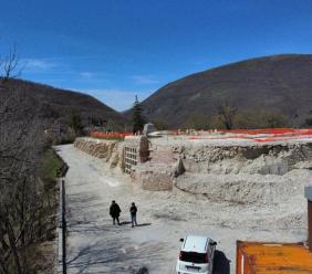 Ussita, conclusa la messa in sicurezza del cimitero di Castelmurato: ora la ricostruzione