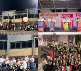 Castelraimondo, dai tamburi giapponesi ai canti calabresi: il Festival del Folklore incanta il pubblico