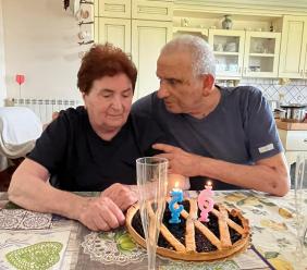 Da Vallestretta a Roma, con il cuore sempre unito: nozze di platino per Sante e Maria