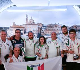 Trionfo maceratese: i lanciatori di Apiro e Pievebovigliana vincono il campionato italiano di ruzzola a terne