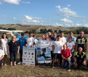 Un volo speciale per i ragazzi del Rotary Center di Tolentino