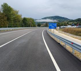 Muccia, aperta la nuova bretella di collegamento tra Statale 209 e SS77Var "Della Val di Chienti" (FOTO)