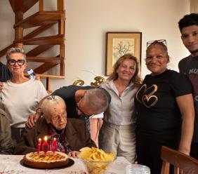 105 candeline per Pierina Micucci, la longeva monteluponese tra Italia e Argentina