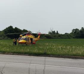 Porto Recanati, incidente in via Del Sole: ciclista di 79 anni grave a Torrette