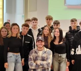 Macerata, Manuel Bortuzzo incontra gli studenti dell'Ite "Gentili" di Macerata