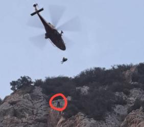 Cade durante l'arrampicata a Gelagna Alta: donna soccorsa con l'elicottero Cade durante l'arrampicata a Gelagna Alta: donna soccorsa con l'elicottero