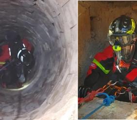 Cingoli, gatto cade in un pozzo profondo 10 metri: intervengono i Vigili del Fuoco