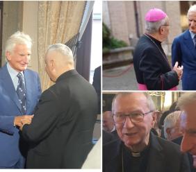 "Ambasciatori presso la Santa Sede", il maceratese Andrea Angeli premiato dal cardinale Parolin