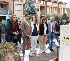 Appignano celebra i 65 anni dell’Avis: inaugurato il piazzale del Donatore