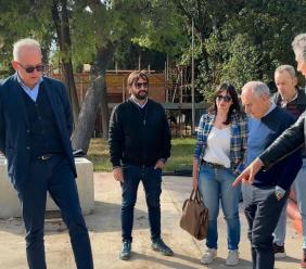 Civitanova, sopralluogo di Ciarapica al cantiere del Varco sul Mare: "Uno degli investimenti più significativi"
