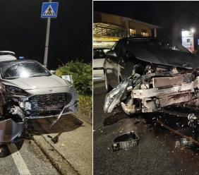 Ripe San Ginesio, schianto tra due auto lungo la provinciale