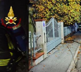 Corridonia, un piccolo eroe nella notte: sveglia i condomini durante l’incendio ed evita il peggio