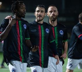 Maglie a tema Palestina, il Real Porto Senigallia scende in campo per "scaldare" i bambini di Gaza