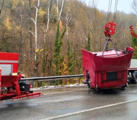 Tir fuori controllo sulla Salaria: strada bloccata e traffico in tilt