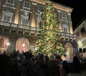 1,2… 46 via: dopo il countdown… al contrario, l’albero illumina piazza della Libertà (VIDEO)