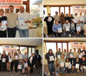 Cingoli, grande partecipazione al pranzo sociale Avis: celebrate le "1000 donazioni"