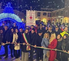 Potenza Picena, inaugurata la nuova piazza Matteotti. Tartabini: "Un'opera attesa, fortemente voluta"