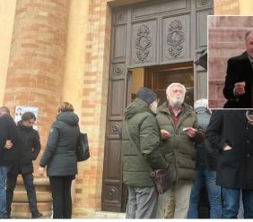 Santa Croce gremita per l’ultimo saluto ad Alberto Prenna, leggenda della Maceratese