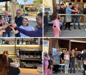 Valfornace riparte dal "Centrale": inaugurata la nuova gestione del bar tabacchi a Pievebovigliana