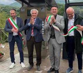 Camporotondo, inaugurata la Casa dell'acqua: erogazione gratis per tutto il mese di maggio