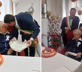 Tolentino, Adalgisa Castelli spegne 100 candeline: festa con il sindaco Sclavi Tolentino, Adalgisa Castelli spegne 100 candeline: festa con il sindaco Sclavi