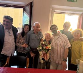 Traguardo storico a Fiastra: nonna Amalia compie cento anni Traguardo storico a Fiastra: nonna Amalia compie cento anni