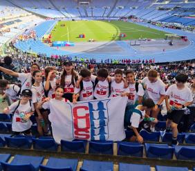 Cus Camerino al Golden Gala di Roma con il Palio dei Comuni Cus Camerino al Golden Gala di Roma con il Palio dei Comuni
