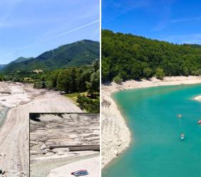 Lago di Fiastra, nessun allarme: "Il livello dell’acqua si è abbassato per lavori alla diga"