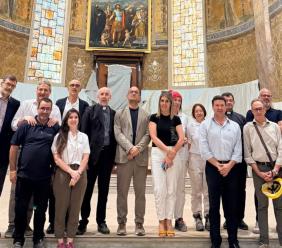 Tolentino, San Catervo rinasce: "Cantiere all’80%, riapertura nell’autunno 2026”