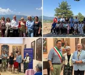 Kiwanis Club Macerata a San Ginesio: una giornata tra cultura, amicizia e solidarietà per l’Eritrea