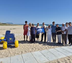 Porto Potenza, riapre la spiaggia riabilitativa del Santo Stefano: c'è anche la Bandiera Blu