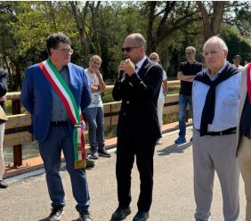 Nuovo ponte di Ripaiolo, Colmurano ritrova un collegamento strategico con la Statale 78 Nuovo ponte di Ripaiolo, Colmurano ritrova un collegamento strategico con la Statale 78