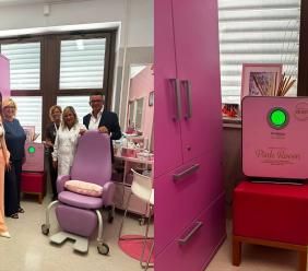 Un dono per le donne in cura: la Pink Room della Clinica Oncologica diventa ancora più accogliente