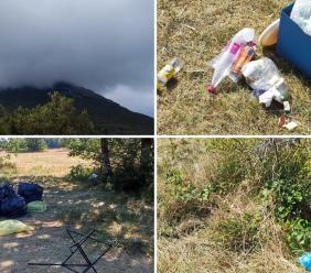 "Pian dell'Elmo dopo Ferragosto è una discarica a cielo aperto: uno spettacolo che mi ha rattristata"