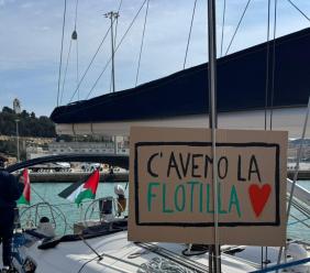 Dalla missione per Gaza alla protesta in Albania: cinque marchigiani con la Global Sumud Flotilla