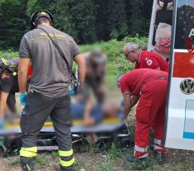 Visso, malore mentre pesca in una zona impervia: recuperato dai vigili del fuoco