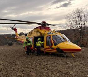 Ussita, 21enne cade in mountain bike: trasportato a Torrette