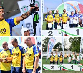 Arcieri del Medio Chienti, è festa tricolore: oro e tre argenti ai Campionati Italiani