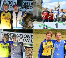 Tiro con l’arco, doppio titolo italiano per gli Arcieri del Medio Chienti