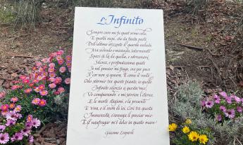 Recanati, i versi de “L’infinito” sul Monte Tabor