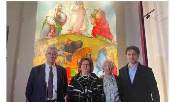 Recanati, nuova luce per la “Trasfigurazione” di Lorenzo Lotto: inaugurato il nuovo allestimento