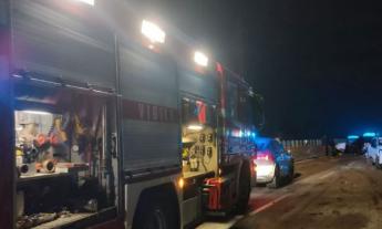 Civitanova, incidente in superstrada: tamponamento tra due auto, una si ribalta