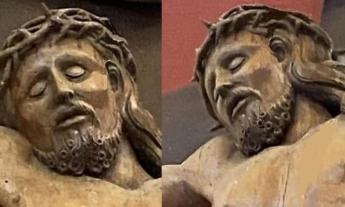 Treia, il libro di Maurizio Chielli disvela un tesoro tra le colline marchigiane: il crocifisso del camposanto