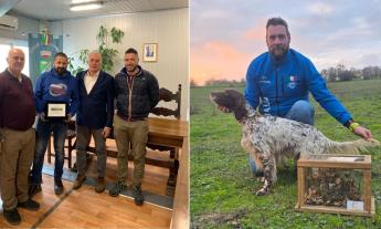 Motori e cinofilia ai vertici: Valfornace celebra i campioni Fabrizio Cagnini e Mirko Caramanti