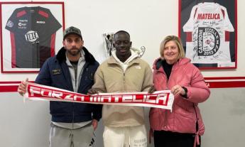 Matelica - Arriva l'attaccante svedese Touray Lamin. Mister Santoni: "Dobbiamo compattarci"